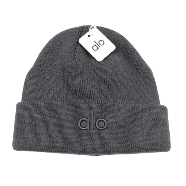 Alo Yoga Beanie Dark Grey Black OKLU20261256