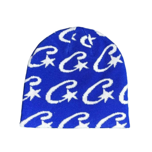 Corteiz Cstarz Monogram Beanie Blue OKLU20261282