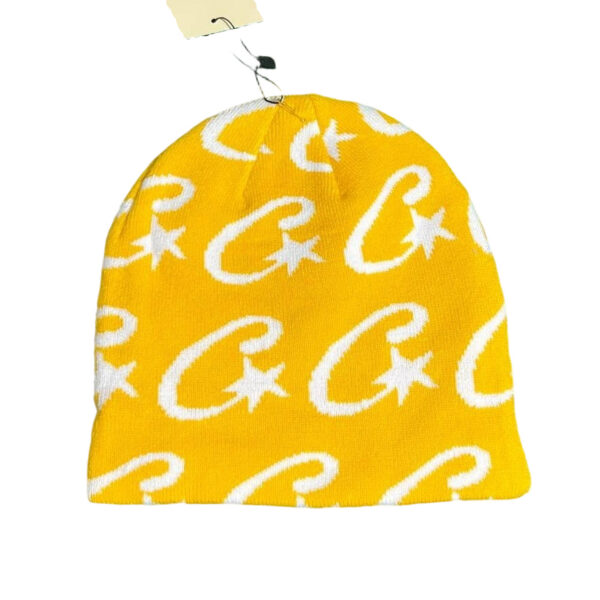 Corteiz Cstarz Monogram Beanie yellow OKLU20261283