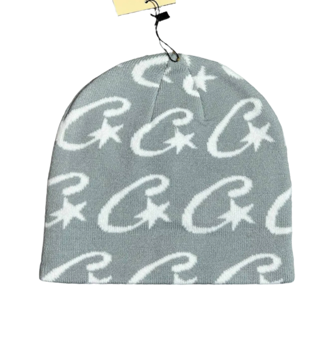 Corteiz Cstarz Monogram Beanie grey OKLU20261285