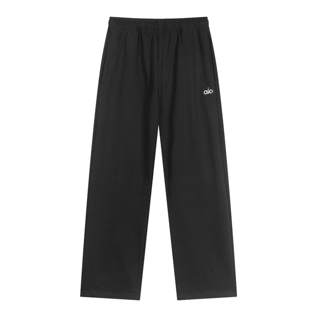 Alo Yoga Round Neck Sweatshirt Pants Set Dark Grey OKLU20261307