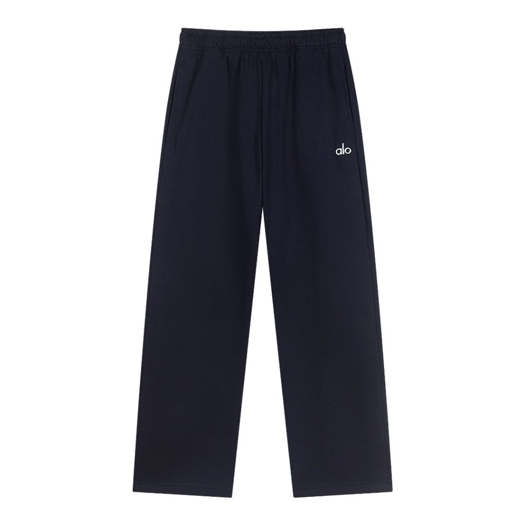 Alo Yoga Round Neck Sweatshirt Pants Set Royal Blue OKLU20261308