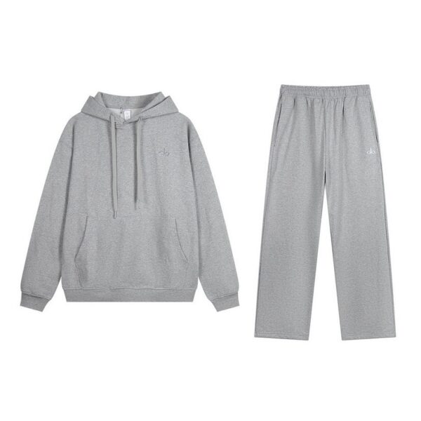 Alo yoga Accolade Hoodie Sportswear Set Grey OKLU20261312