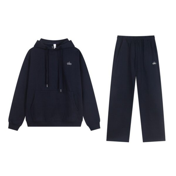 Alo yoga Accolade Hoodie Sportswear Set Blue OKLU20261315