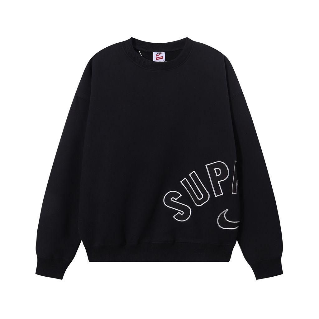 Supreme Sweatshirt & Sweatpant Set Black OKLU20261332