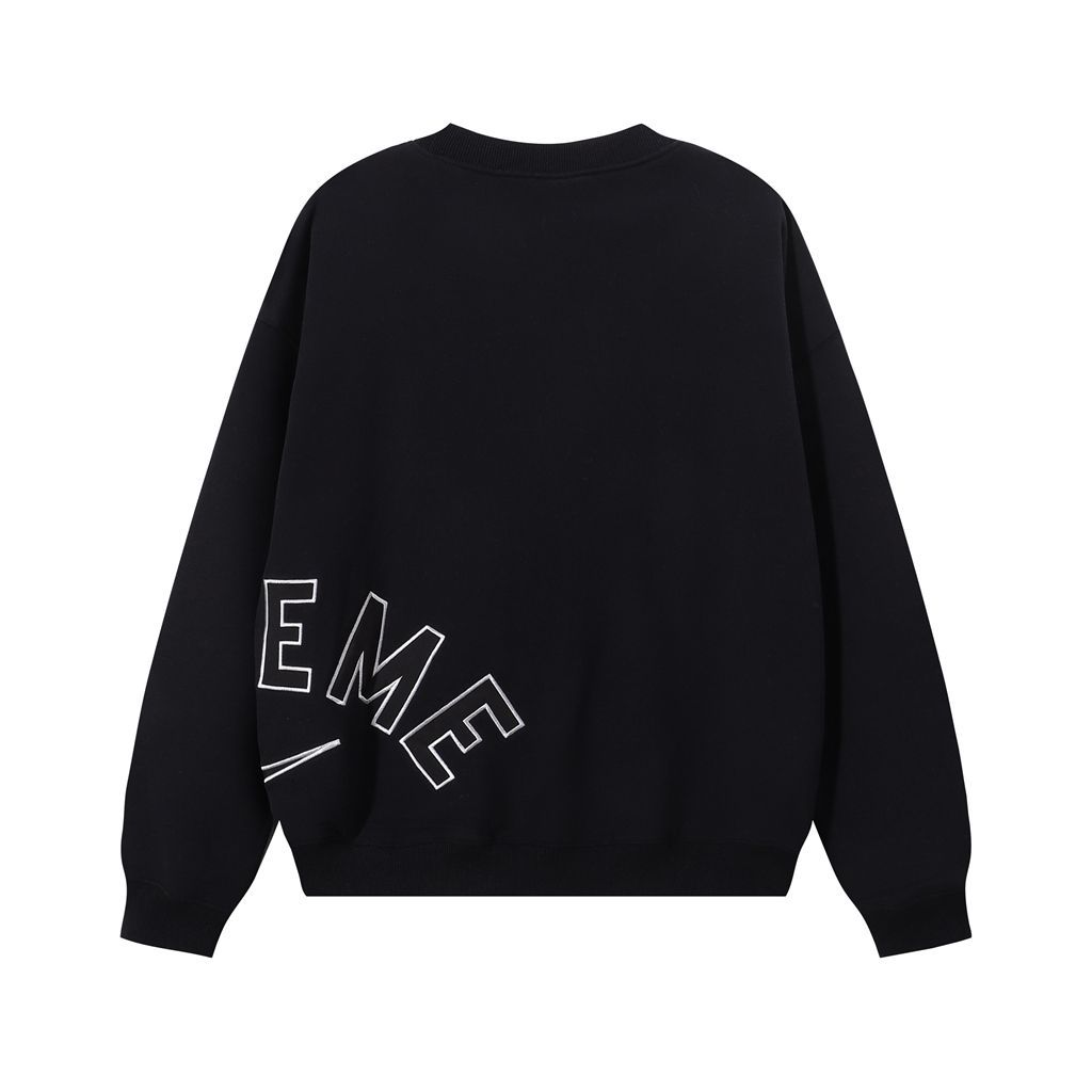 Supreme Sweatshirt & Sweatpant Set Black OKLU20261332