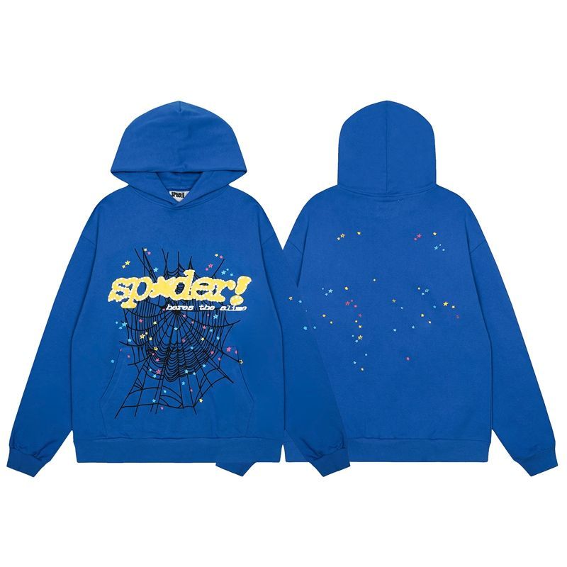 Sp5der Hoodie & Sweatpant Set TC Blue OKLU20261334