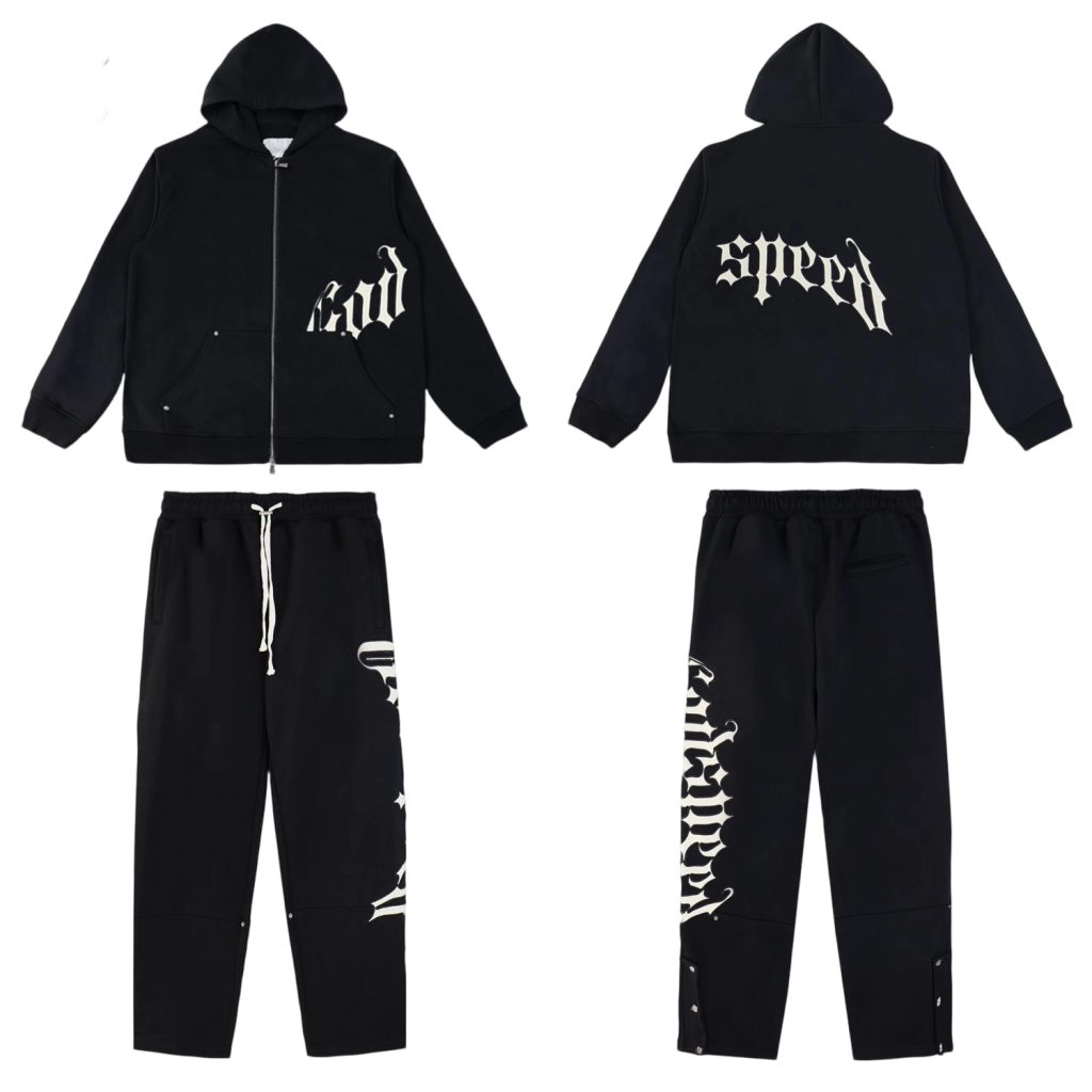 Godspeed OG Logo Sweatsuit Black White OKLU20261346