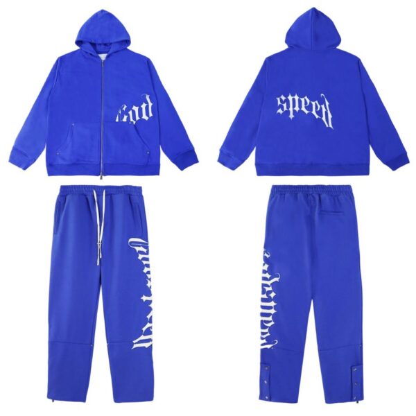 Godspeed OG Logo Sweatsuit Bue OKLU20261350