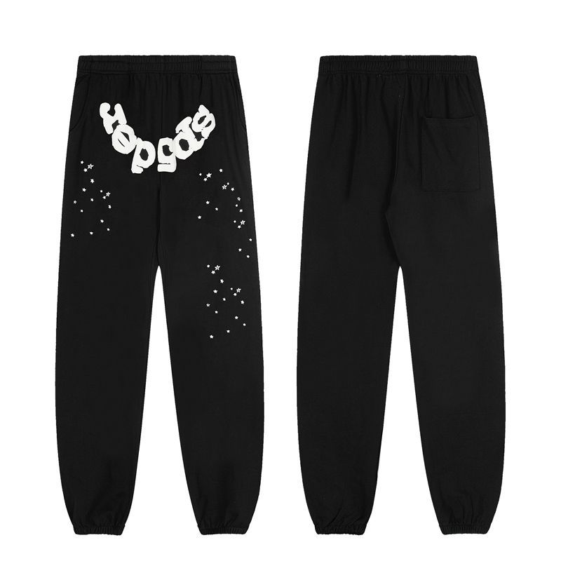 Sp5der OG Web Hoodie & Sweatpant Set Black/Grey OKLU20261352