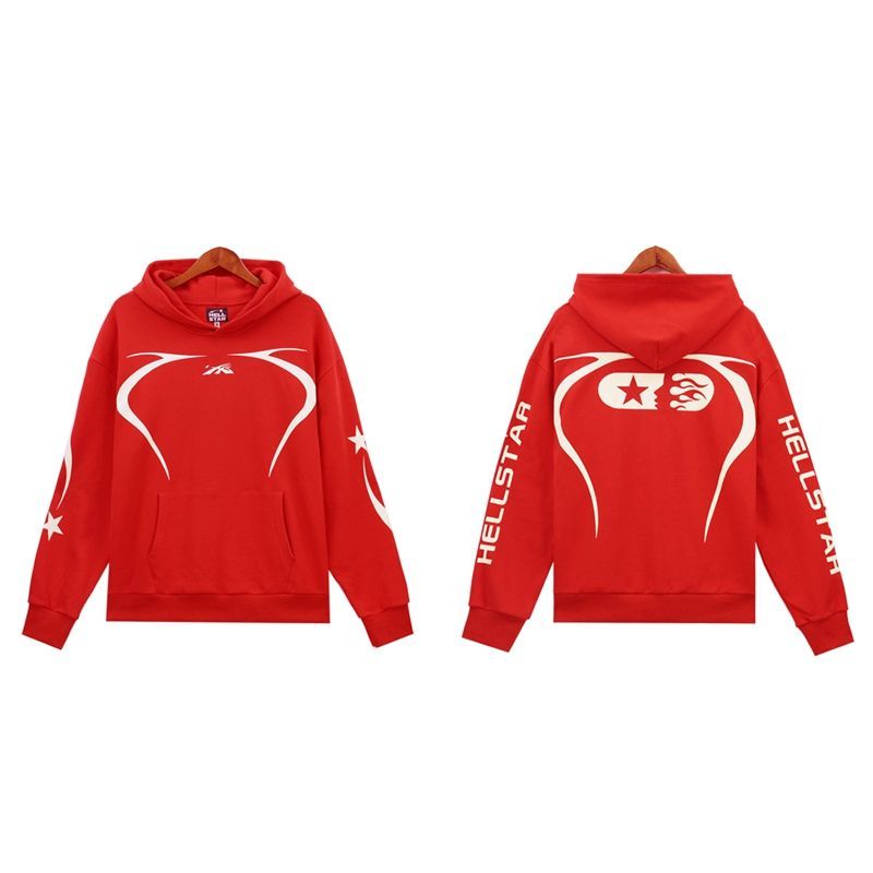 Hellstar Sport Hoodie & Sweatpants Set Red OKLU20261363