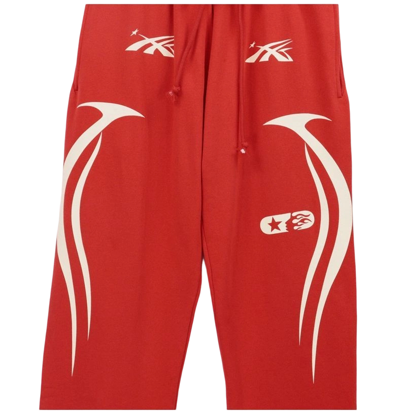 Hellstar Sport Hoodie & Sweatpants Set Red OKLU20261363