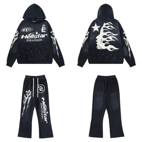 Hellstar Hoodie Tracksuit Black OKLU20261370
