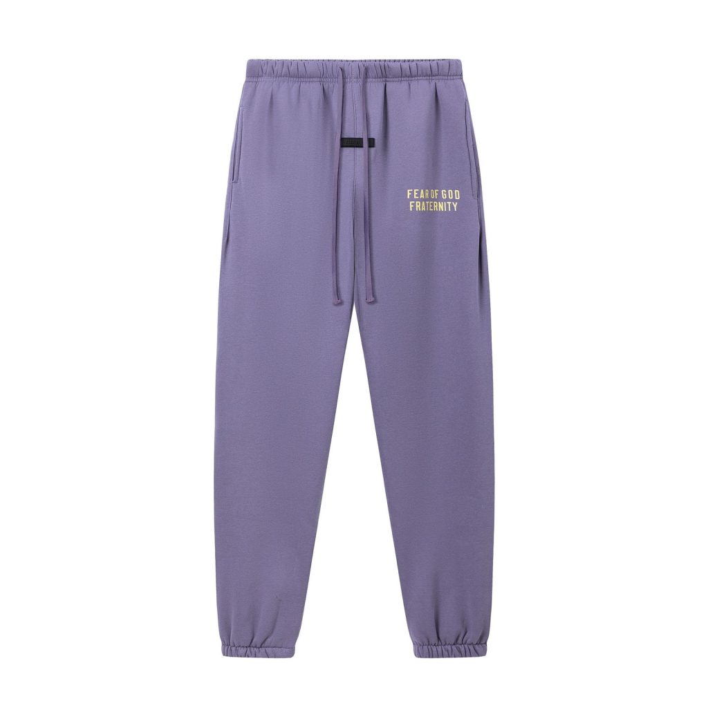 Fear of God Essentials Heavy Fleece Hoodie & Sweatpant Set Lavender OKLU20261394