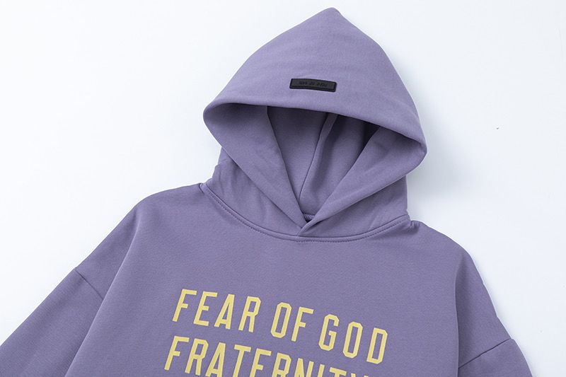 Fear of God Essentials Heavy Fleece Hoodie & Sweatpant Set Lavender OKLU20261394