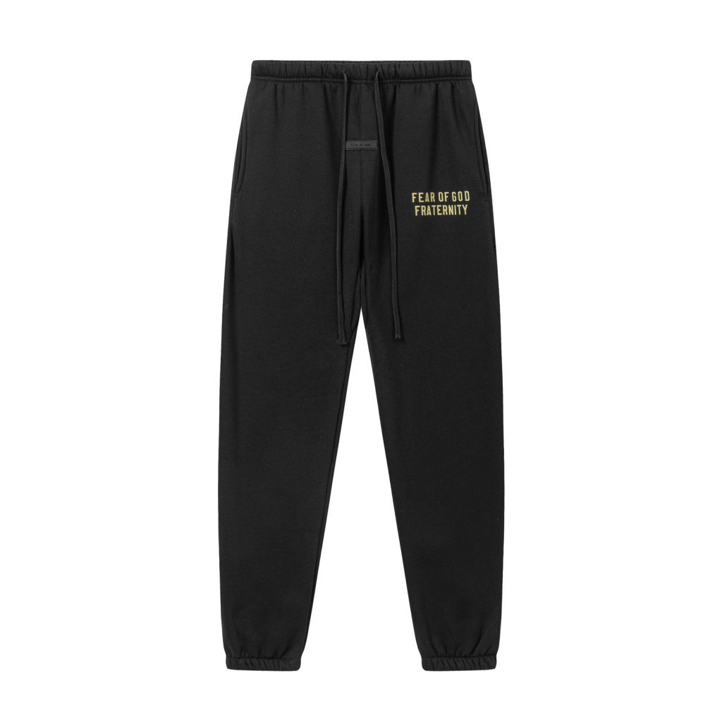 Fear of God Essentials Heavy Fleece Hoodie & Sweatpant Set Black OKLU20261395