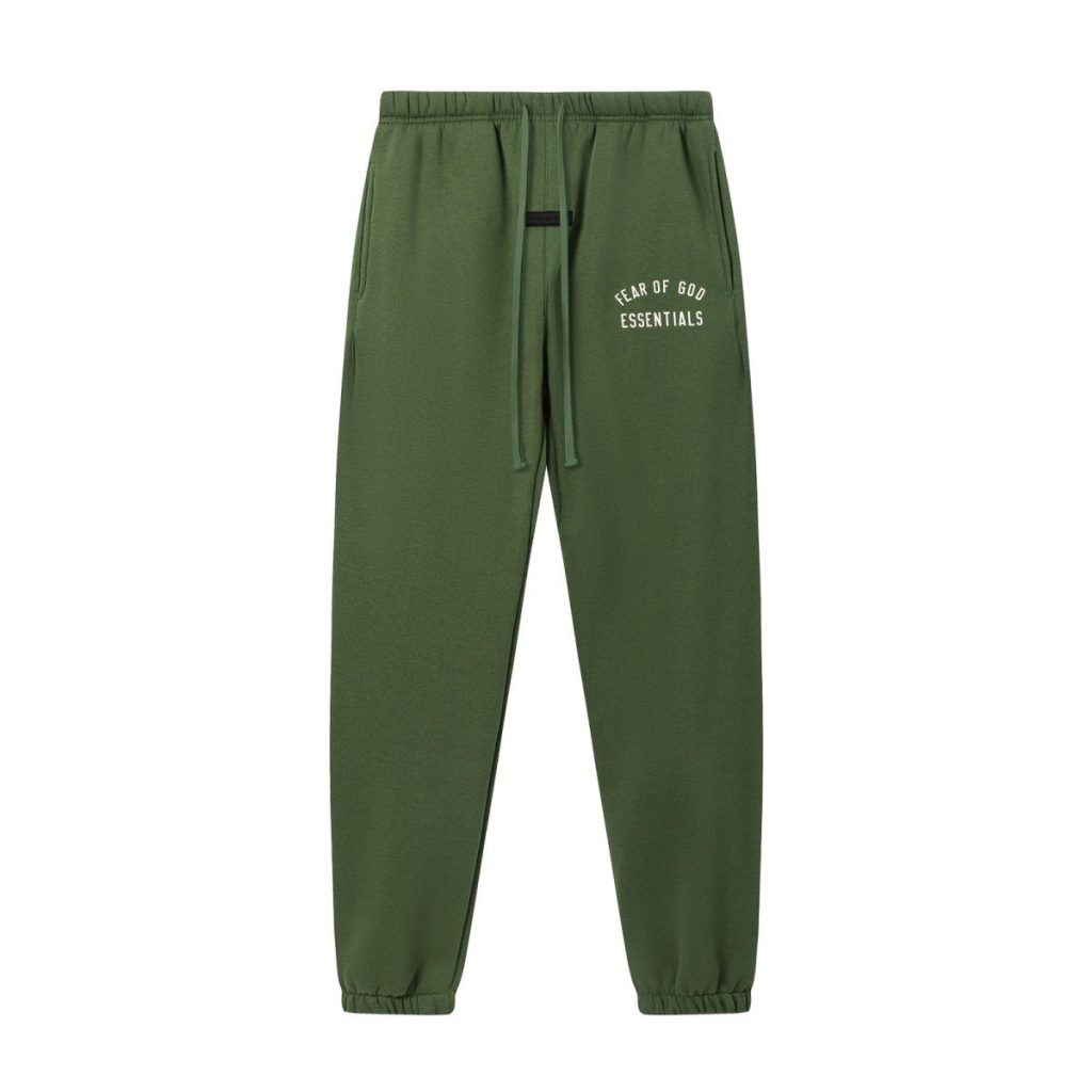 Fear of God Essentials Fleece II Hoodie & Sweatpant Set Green OKLU20261399