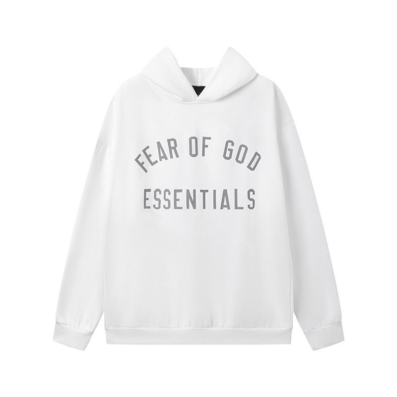 Fear of God Essentials Fleece II Hoodie & Sweatpant Set White OKLU20261402