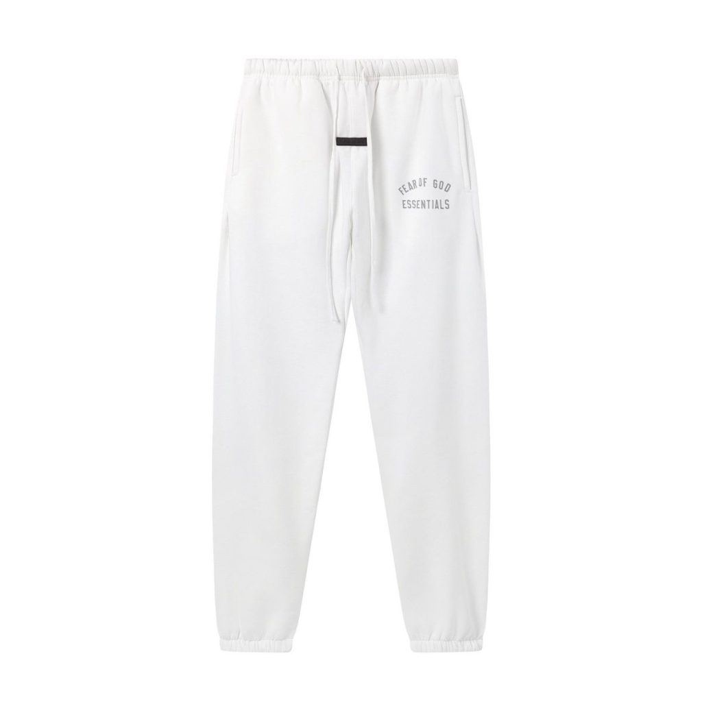 Fear of God Essentials Fleece II Hoodie & Sweatpant Set White OKLU20261402