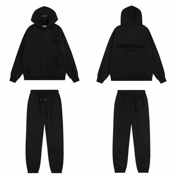 Fear of God Essentials Hoodie & Sweatpant Set (Black) OKLU20261405
