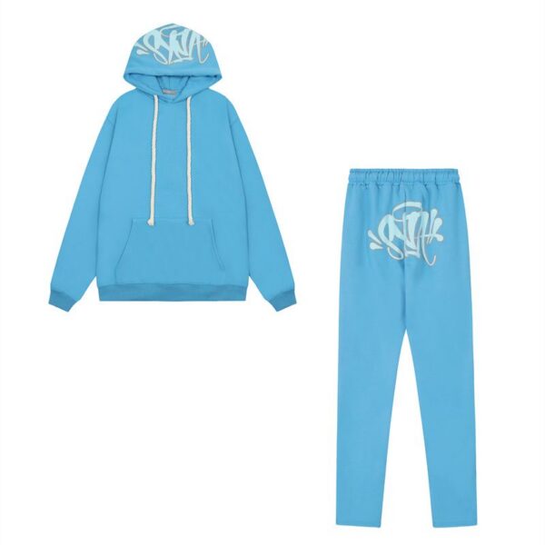 Syna World hooded sweatshirt set blue OKLU20261407