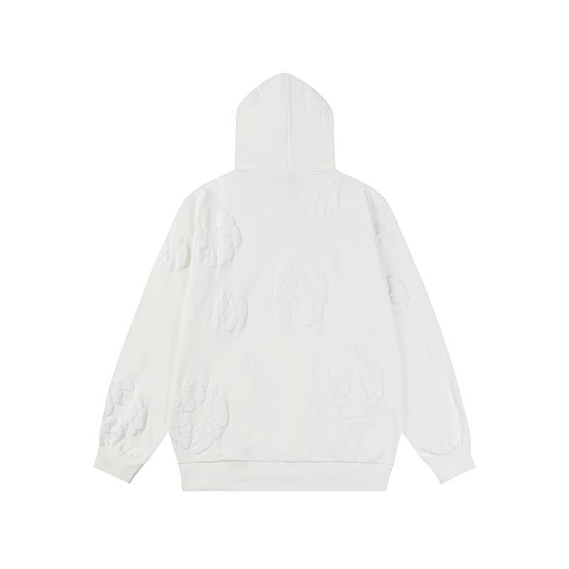 Denim Tears Hoodie & Sweatpant Sets Cotton Wreath Royal White OKLU20261419