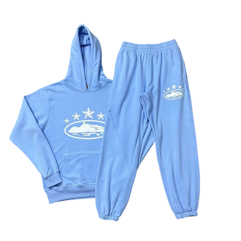 Corteiz 5 Starz tracksuit Blue Set OKLU20261428
