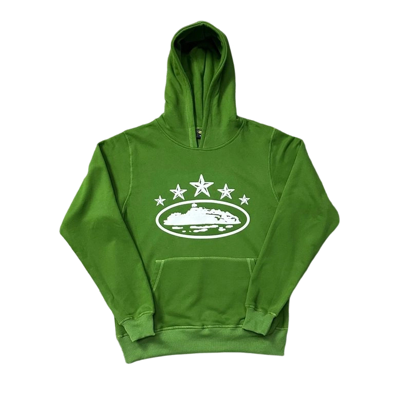 Corteiz 5 starz tracksuit green set OKLU20261429