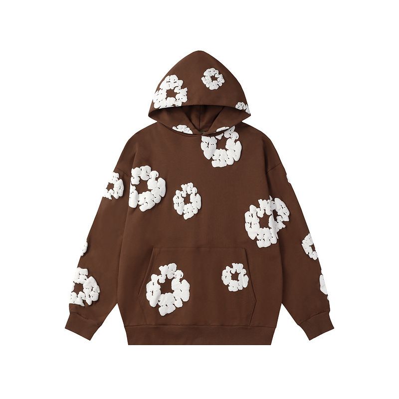 Denim Tears Hoodie & Sweatpant Sets Cotton Wreath Royal Brown OKLU20261434