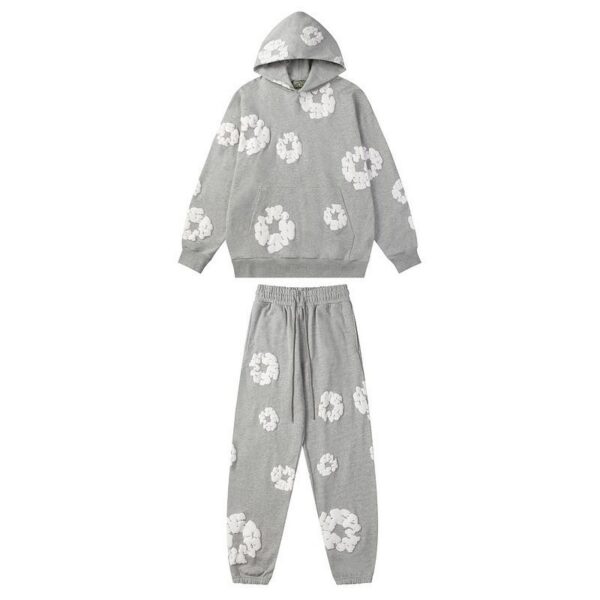 Denim Tears Hoodie & Sweatpant Sets Cotton Wreath Royal light gray OKLU20261435