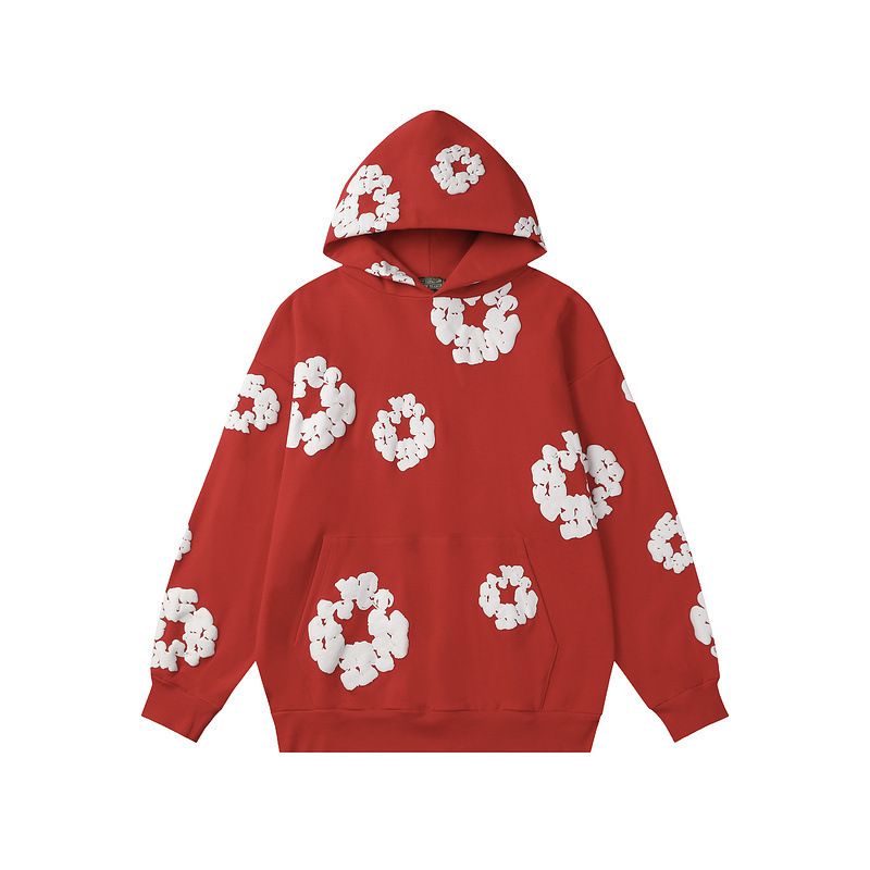 Denim Tears Hoodie & Sweatpant Sets Cotton Wreath Royal red OKLU20261437