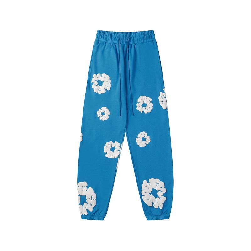 Denim Tears Hoodie & Sweatpant Sets Cotton Wreath Royal Sky blue OKLU20261439