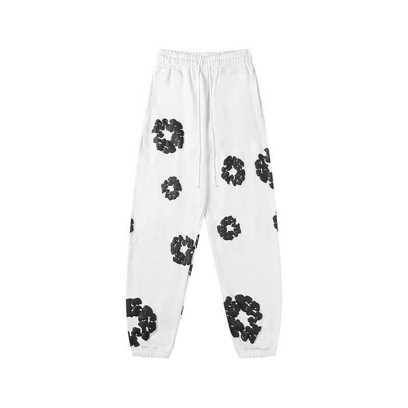 Denim Tears Hoodie & Sweatpant Sets Cotton Wreath Royal White and Black Flower OKLU20261442