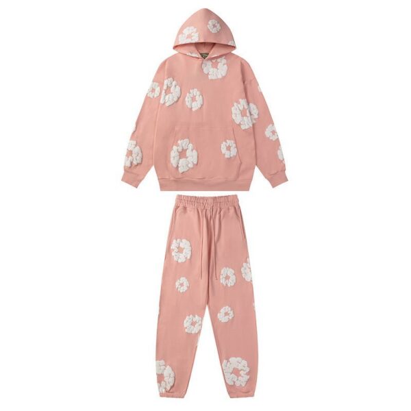 Denim Tears Hoodie & Sweatpant Sets Cotton Wreath Royal Sky pink OKLU20261446