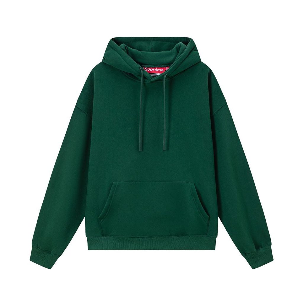 Supreme Satin Applique Hooded Sweatshirt & Sweatpant Set Green OKLU20261454