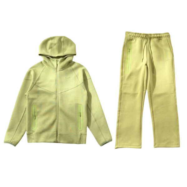 Nike Full Zip Hoodie Pants Set Sky Yellow Green OKLU20261459