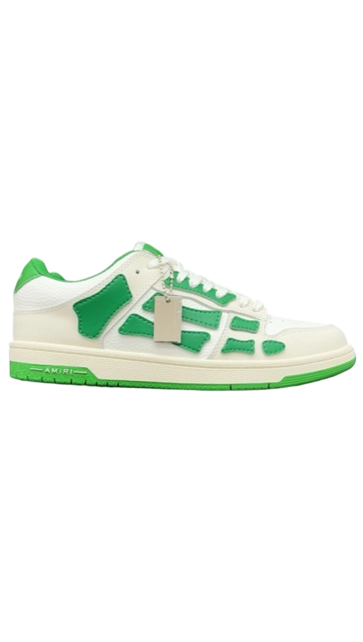Amiri Skel Top Low White Green OKLU2026146