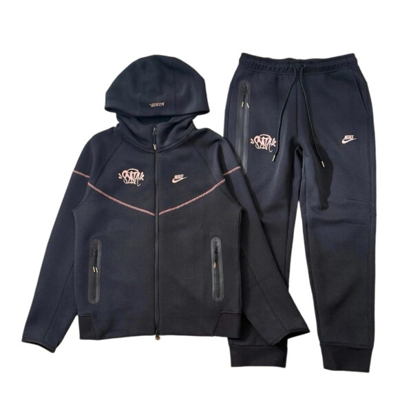 Nike Hoodie Zipper Sweater Set Black OKLU20261470