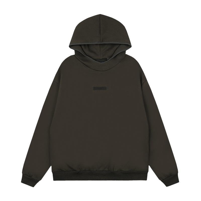 Fear of God Essentials Logo Hoodie and Sweatpants Set Black Grey OKLU20261475