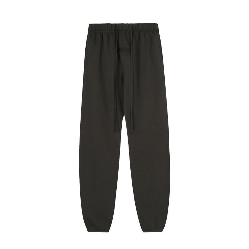 Fear of God Essentials Logo Hoodie and Sweatpants Set Black Grey OKLU20261475