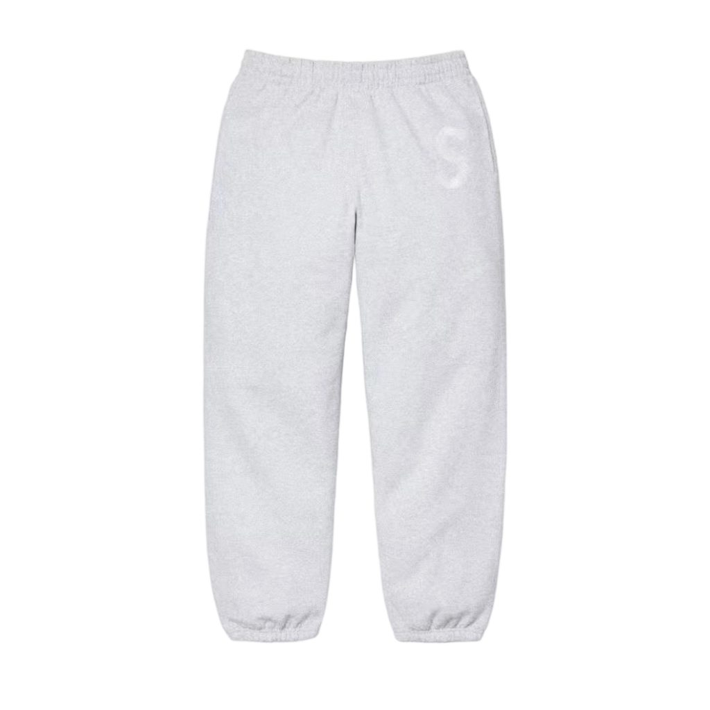 Supreme Zipper Hooded Sweatshirt and Pants Set Grey OKLU20261480