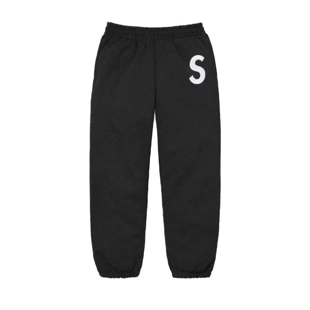 Supreme Zipper Hooded Sweatshirt and Pants Set Black OKLU20261481