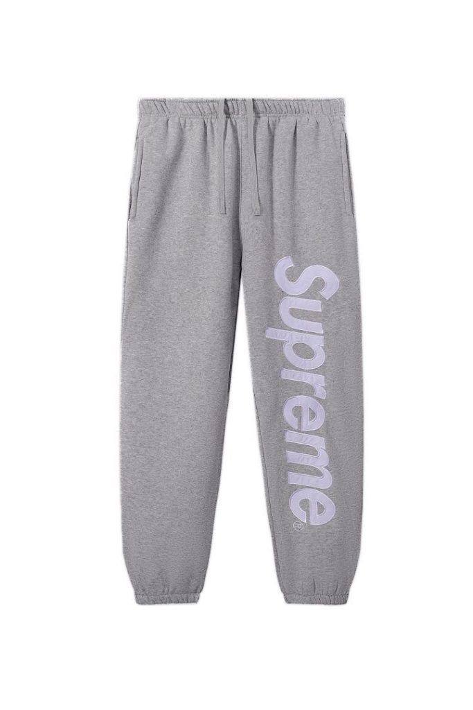 Supreme Hooded Sweatshirt & Sweatpant Set Grey OKLU20261485