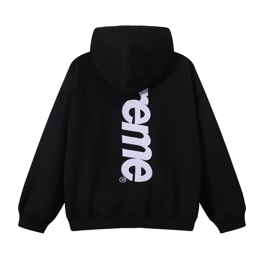 Supreme Hooded Sweatshirt & Sweatpant Set Black OKLU20261486