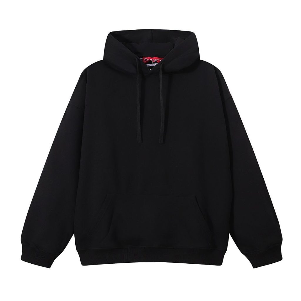Supreme Hooded Sweatshirt & Sweatpant Set Black OKLU20261486