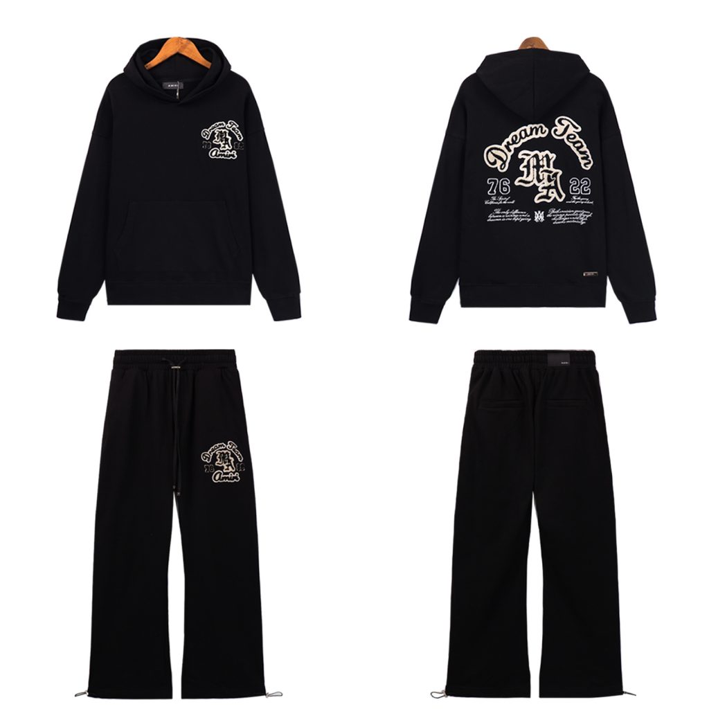 Amiri Hoodie & Sweatpant Set Black OKLU20261490