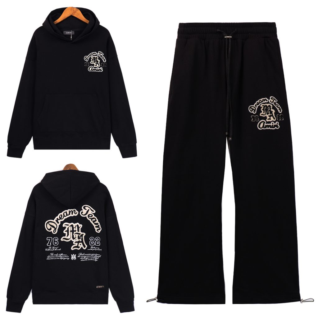 Amiri Hoodie & Sweatpant Set Black OKLU20261490