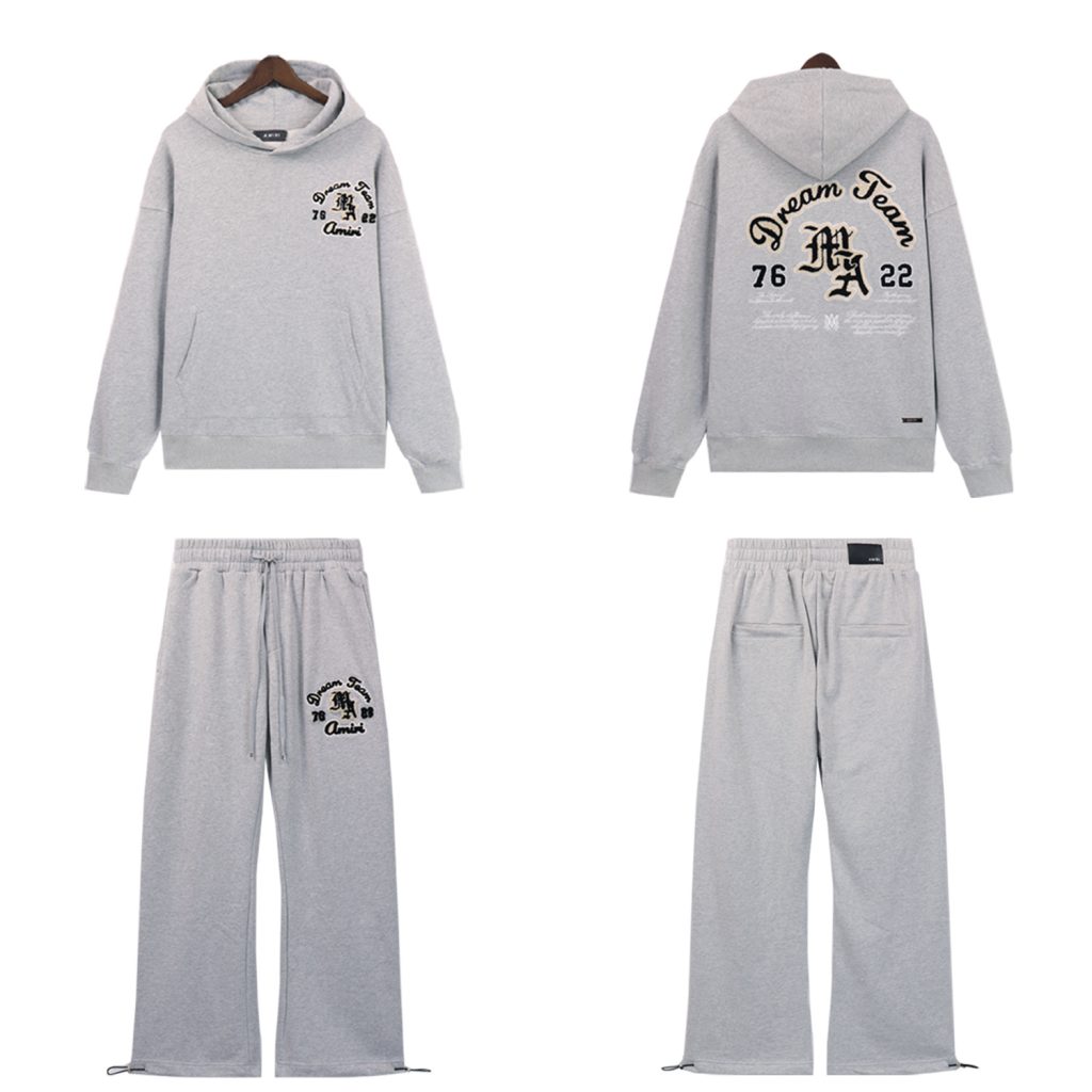 Amiri Hoodie & Sweatpant Set Grey OKLU20261491