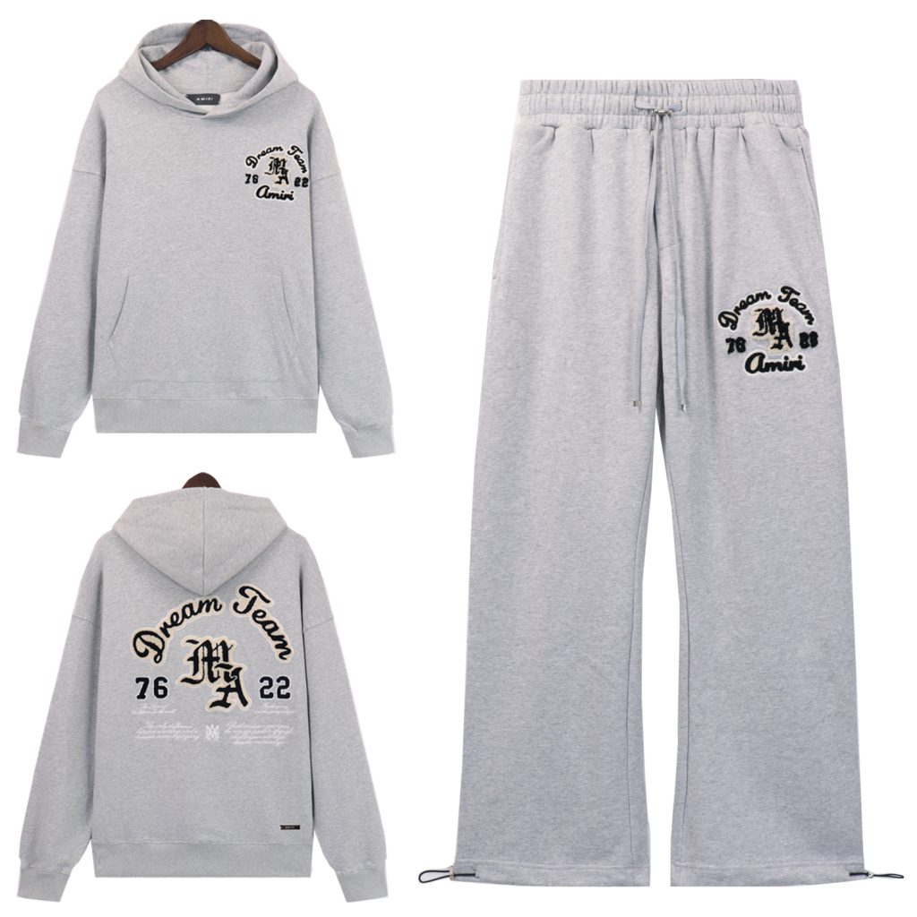 Amiri Hoodie & Sweatpant Set Grey OKLU20261491