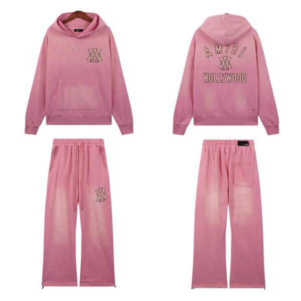Amiri Hoodie & Sweatpant Set Pink OKLU20261494